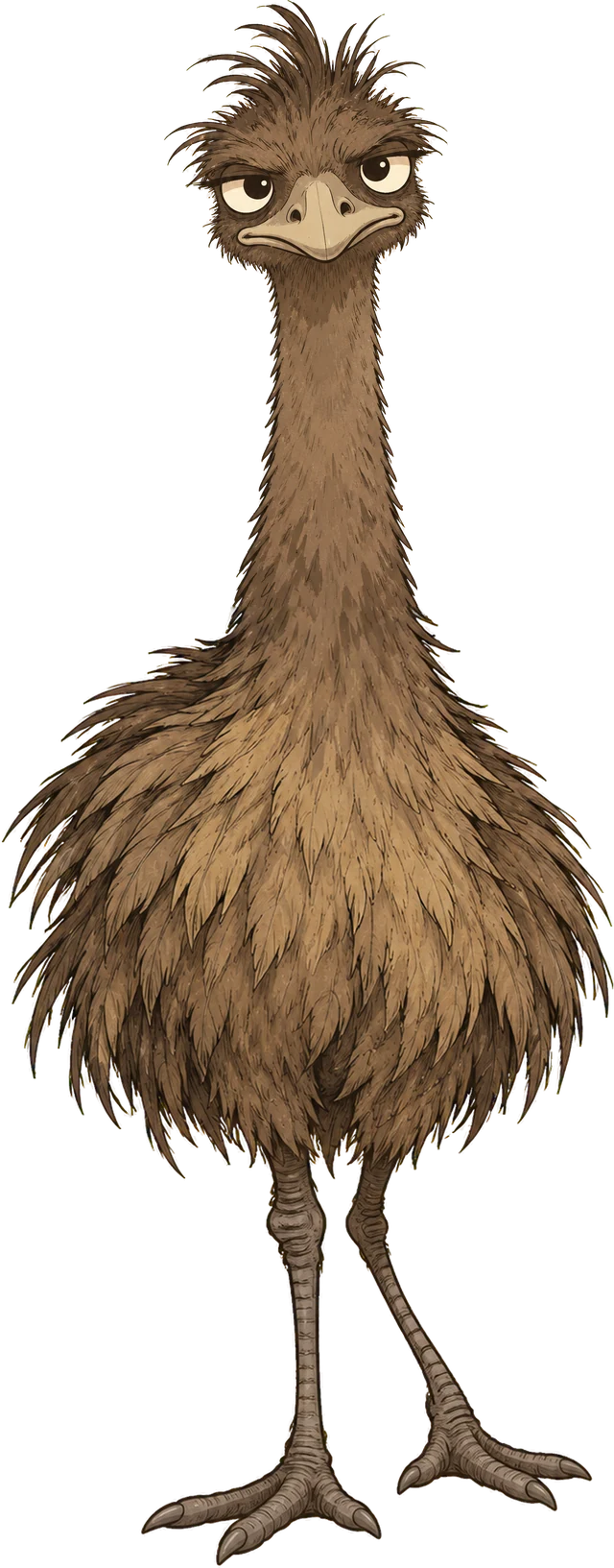 Emu, unimpressed