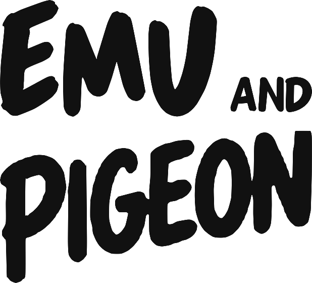 Emu and Pigeon
